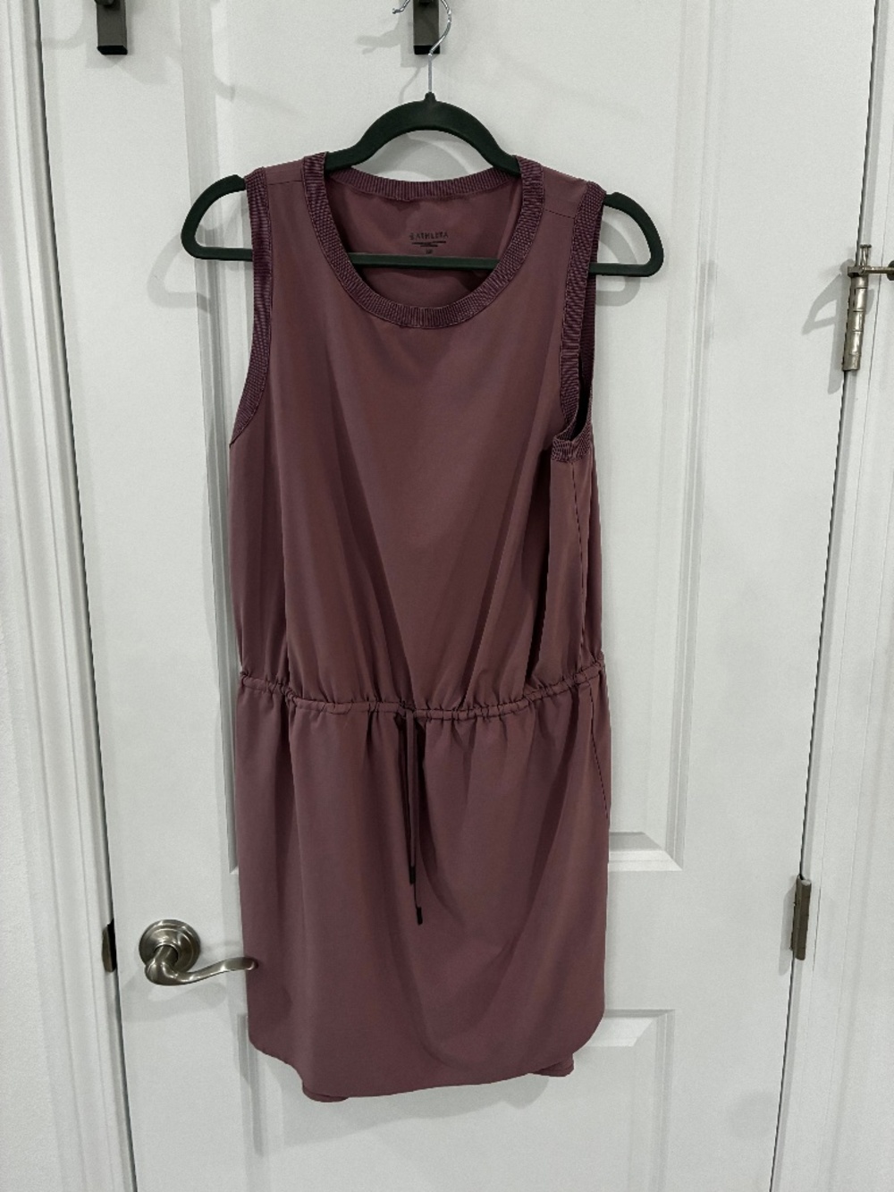 Athleta Purple Ricon dress w/drawstring waist, medium